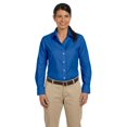 thumbnail image 1 of Harriton Ladies' Long-Sleeve Oxford with Stain-Release, 1 of 3
