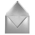 thumbnail image 4 of Darling Souvenir Euro V-Flap Invitation Envelopes, Self-Adhesive, 5.25 x 7.25 Inches, Metallic-Silver, 25 Count, 4 of 4