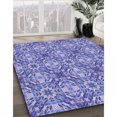 thumbnail image 3 of Ahgly Company Tapis d'Intérieur Lavable en Machine Rectangle Transitionnel Jeans Bleu, 6 Pieds x 9 Pieds, 3 of 7