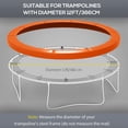 thumbnail image 2 of Φ12ft Trampoline Pad Spring Safety Replacement Gym Bounce Jump Cover EPE Foam, 2 of 9