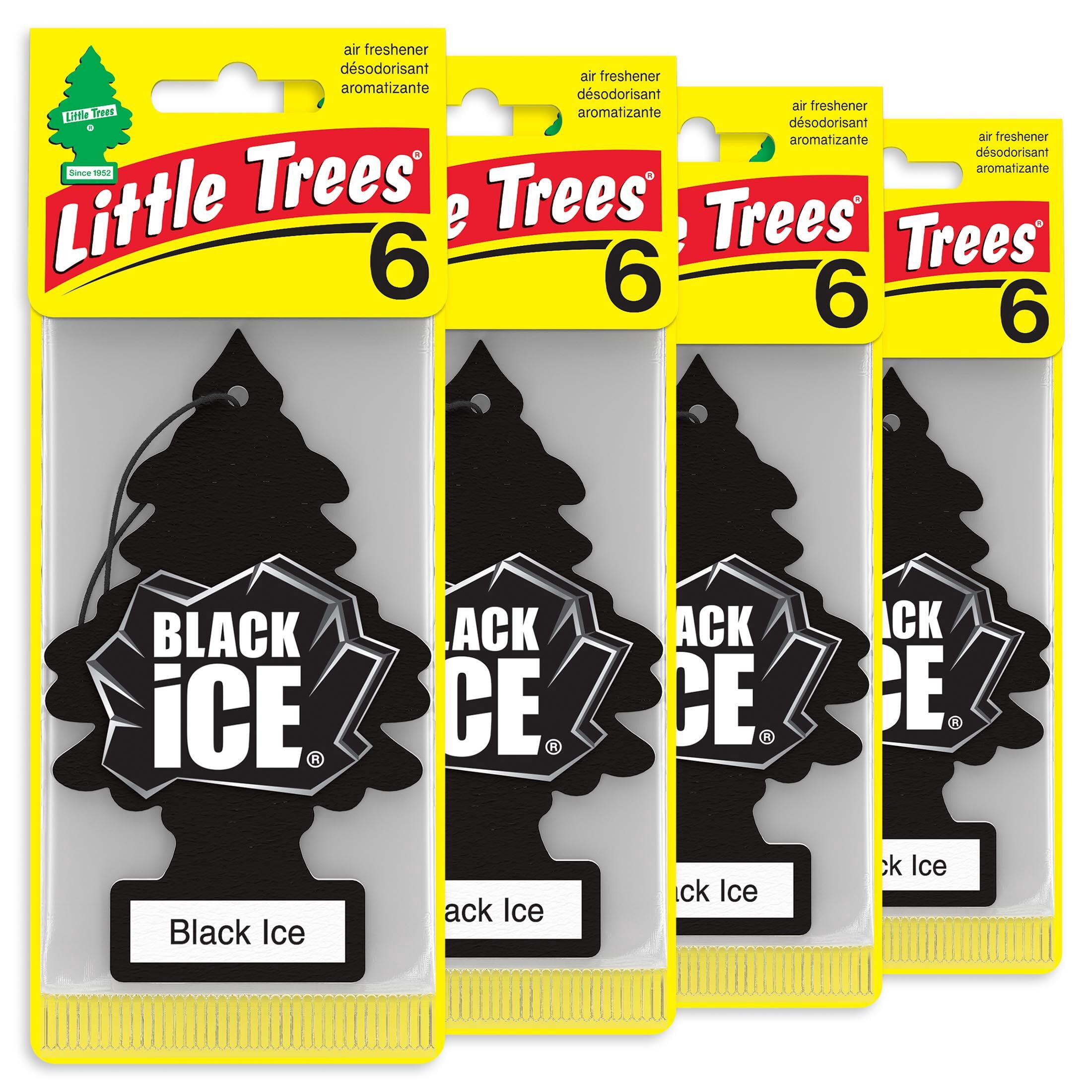 LITTLE TREES air freshener Black Ice 24 Pack