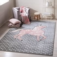 thumbnail image 1 of Safavieh Carousel Kids Dalach Unicorn Area Rug, 1 of 9