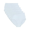 thumbnail image 2 of Fruit of the Loom Culottes Blanches en Coton (Lot de 6 Paires) (pour Femmes), 2 of 3