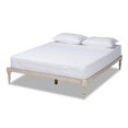 thumbnail image 1 of Baxton Studio Iseline Queen Size White Finished Wood Platform Bed Frame, 1 of 9