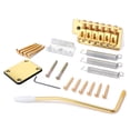 thumbnail image 1 of Guitar Bridge Decorative Multicolored Screws Handy Installation Metal Saddle Electric Plated Musical Equipment Neck Joint Plate Gold, 1 of 9