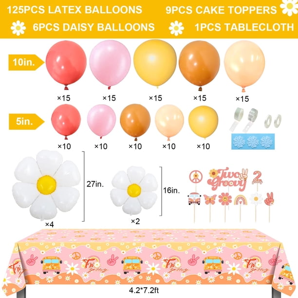Kit De Fête D'anniversaire Enfant 51 Pièces – Déco Thème Jeu, Ballons, Bannière, Nappe Et Toppers De Gâteau, Pour Une Ambiance De Folie