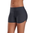thumbnail image 4 of Charmo Women Swimsuit Bottom Tummy Control Swimming Shorts Solid Swim Trunks, 4 of 7