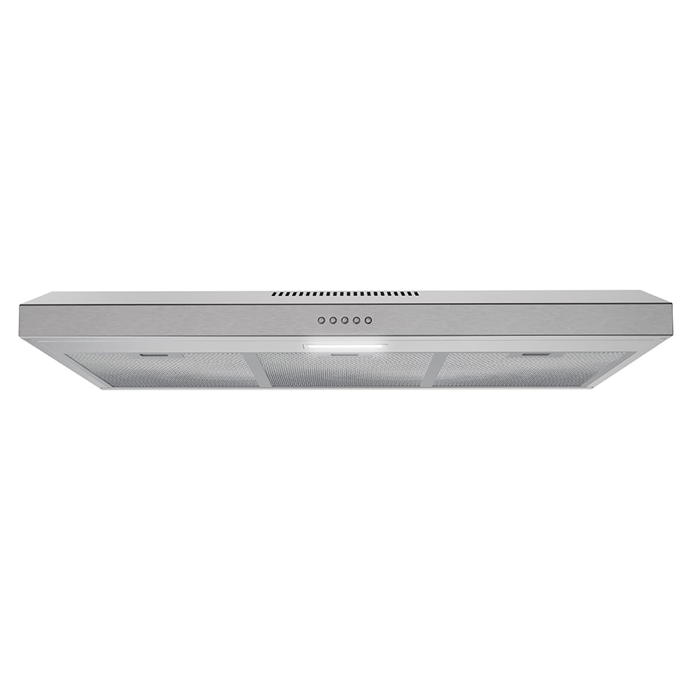 Streamline 36 in. Lagundo Ducted Undermount Range Hood in Brushed Stainless Steel with Mesh Filters, Push Button Control, LED Light