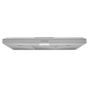 Streamline 36 Lagundo Hotte sous-montée en acier inoxydable brossé avec filtres à mailles, contrôle du bouton poussoir, LED lampe