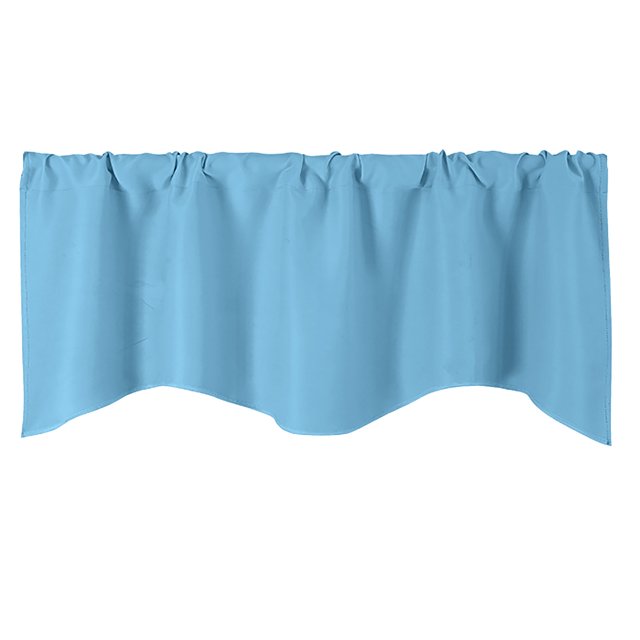 Leutsin Valance Curtains Extra Wide And Short Window Treatment Kitchen Living Bathroom