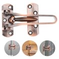 thumbnail image 4 of MasteelfCA Swing Bar Door Lock Zinc Alloy Front Door Lock Door Stopper Security Bar, 4 of 8
