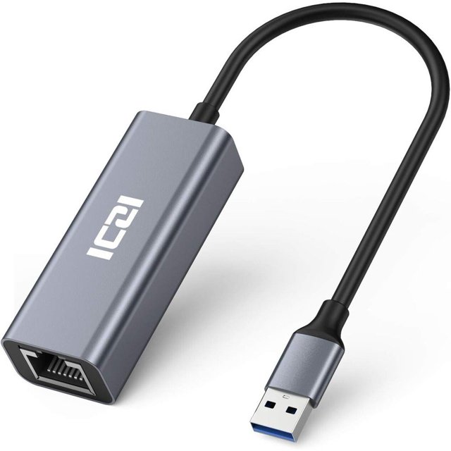 QJUHUNG USB 3.0 Gigabit Ethernet LAN RJ45 1000Mbps Network Adapter Windows PC Mac