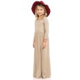 thumbnail image 2 of Robe Longue Décontractée à Fleurs pour Filles à Manches Longues avec Poches, Robes de Vacances, Robe Longue à Manches Longues pour Filles Longueur au Sol, 2 of 5