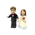thumbnail image 1 of Pacific Trading Bride and Groom Red Rose Magnetic Salt and Pepper Shakers, 1 of 6