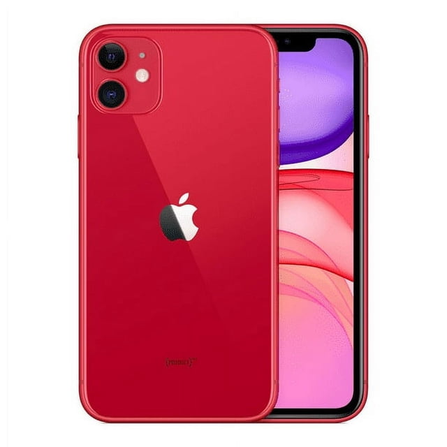 Apple iPhone 11 128 Go Téléphone Intelligent Déverrouillé (Rouge) Certifié Remis à Neuf Excellent État