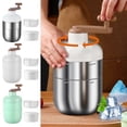 thumbnail image 1 of Sentmoon Manual Ice Crusher Hand Crank Shaved Ice Maker Rotary Ice Shaver Small Household Commercial Snow Cone Machine Portable Crushed Ice Grinder for Home Kitchen Bar Cocktails Desserts, 1 of 10