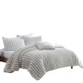 thumbnail image 1 of Sieno 4pc Queen Comforter Set, Gray Faux Fur and Micro Mink Backing, 1 of 1