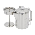 thumbnail image 2 of Percolateur Cafetière en Acier Inoxydable 9 Tasses Bouilloire à Infusion Rapide pour Camping en Plein Air, 2 of 9