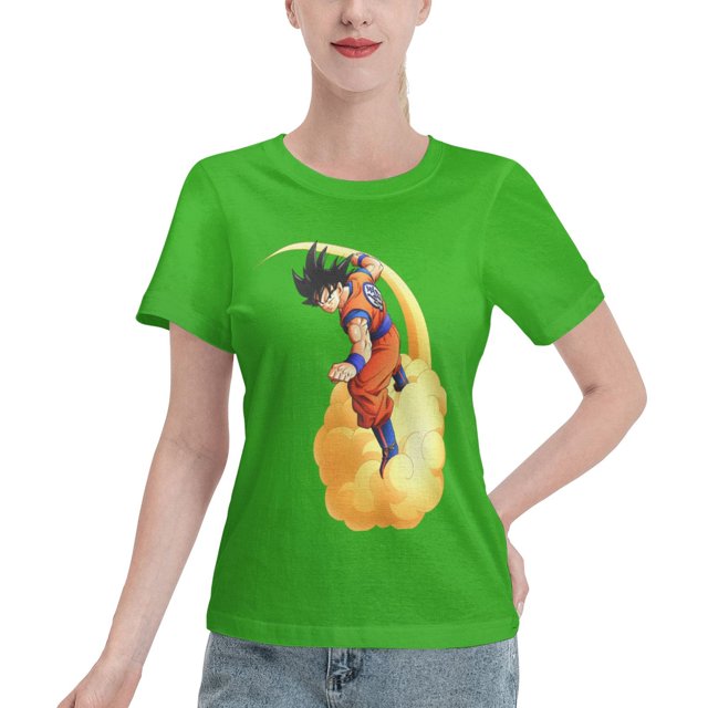 Women's Basic Short Sleeve T-Shirt Dragon Ball Wukong