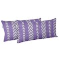 thumbnail image 2 of VargottamIndoor/OutdoorPolyester FabricLumbarPillowCover,All-Weather Waterproof Rectangular Cushion Case for Patio Furniture,12" x 24"Set of 2 -Striped-19, 2 of 6