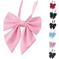 thumbnail image 4 of Xfvqtps Girls Bow Tie Solid Color Bowties Adjustable Neckties for Uniform School Party Purple, 4 of 4