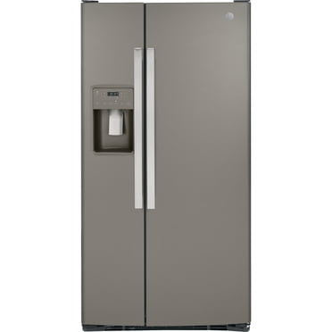 GE 23 Cu. Ft. Side-By-Side Refrigerator Slate - GSS23GMPES