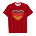 thumbnail image 1 of TZEWGL Soprt Prints Short Sleeve Round Neck Tops For Newborn Clothing For Toddlers size 6-7T, 1 of 5