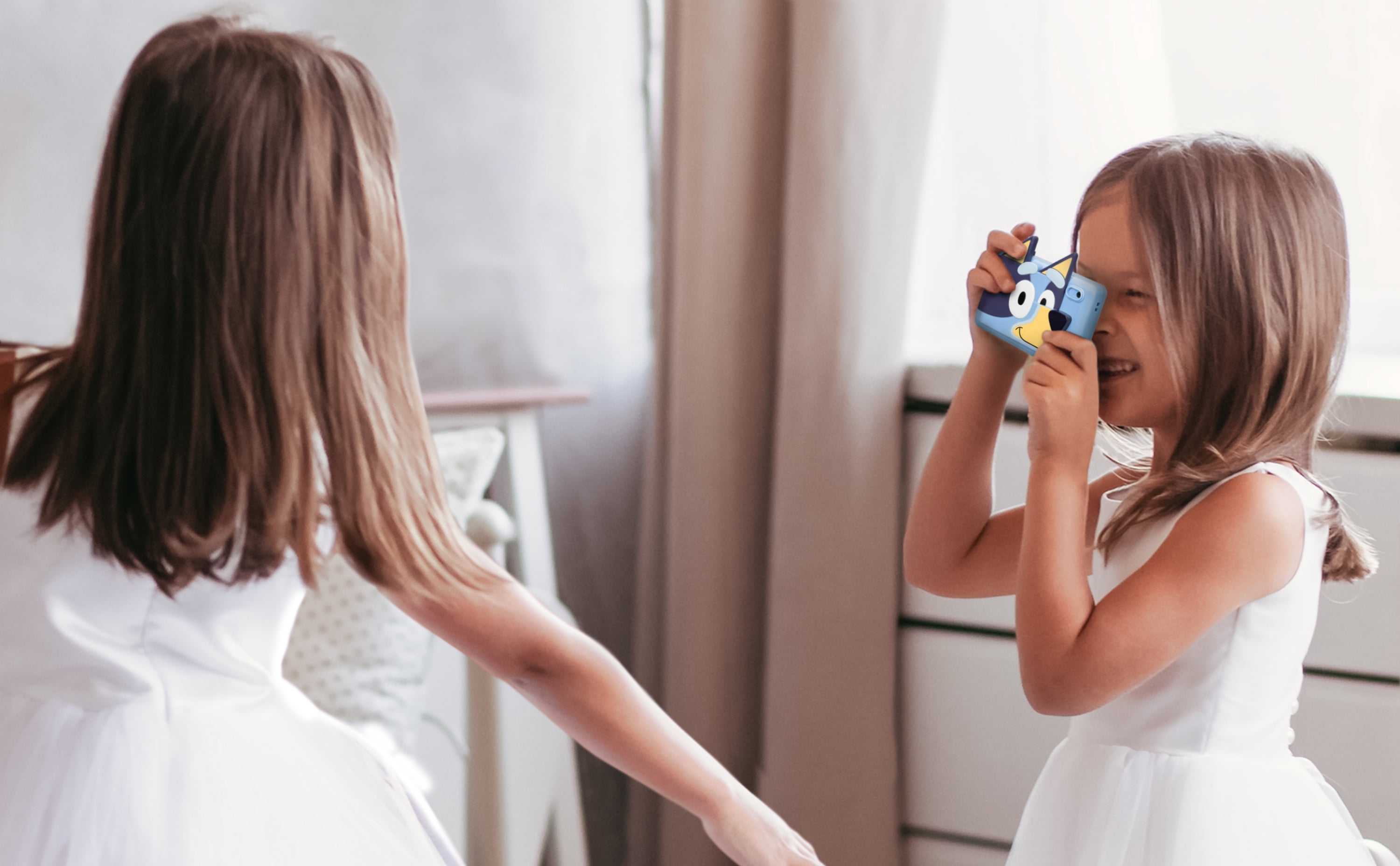 eKids Bluey Digital Camera for Kids with SD Card and Built-in Digital Stickers