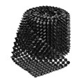 thumbnail image 3 of Unique Bargains Black Sew Stitch on Cone Spikes Studs Plastic Flat Back Spike Rivet Punk Trim Ribbon (2 Yards), 3 of 6