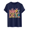 thumbnail image 4 of Plebaso T-Shirts de Pâques pour Hommes à Manches Courtes, Col Rond, T-Shirt Graphique, Hauts Imprimés, T-Shirts Décontractés d'Été pour Hommes, 4 of 6