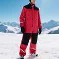 thumbnail image 4 of Timegard Rompers for Women 1 Piece Winter Outdoor Warm Snowsuits Ski Suits Windproof Jumpsuits for Men, 4 of 7