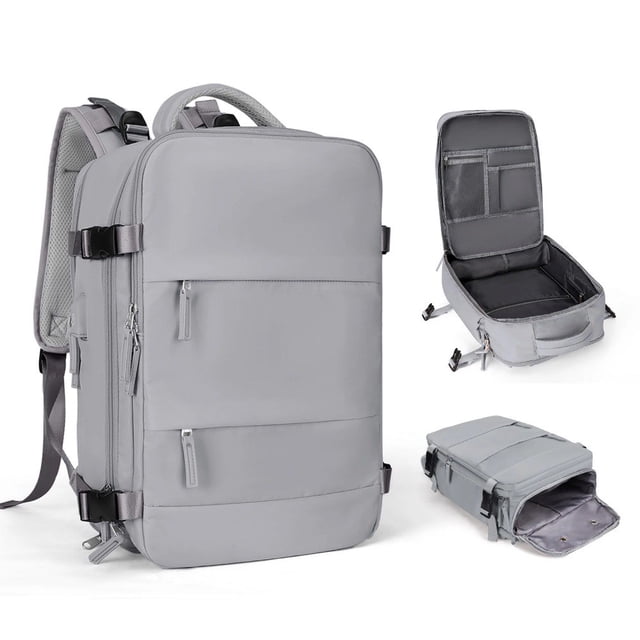 Large Travel Backpack Women School Bag Carry On Backpack Hiking Backpack Waterproof Outdoor Sports Rucksack Casual Daypack School Bag Fit 15.6 Inch Laptop with USB Charging Port Bag Trav