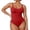 Red, variant on Shaping Abdominal Waist Binding Lifting Backless Summer Bodysuit Control Shapewear
