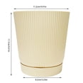thumbnail image 2 of Small Flower Pot Thickened Plastic Small Pot with Tray Garden Breathable Pot, 2 of 3