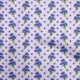 thumbnail image 1 of oneOone Viscose Chiffon Light Violet Fabric Floral Sewing Craft Projects Fabric Prints By Yard 42 Inch Wide, 1 of 5