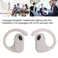thumbnail image 4 of Écouteurs de Traduction Réduction du Bruit Prise en Charge de 52 Langues Entrée Contrôle par Application Appareil de Traduction Sans Fil pour Communiquer Musique Appel Téléphonique, 4 of 7