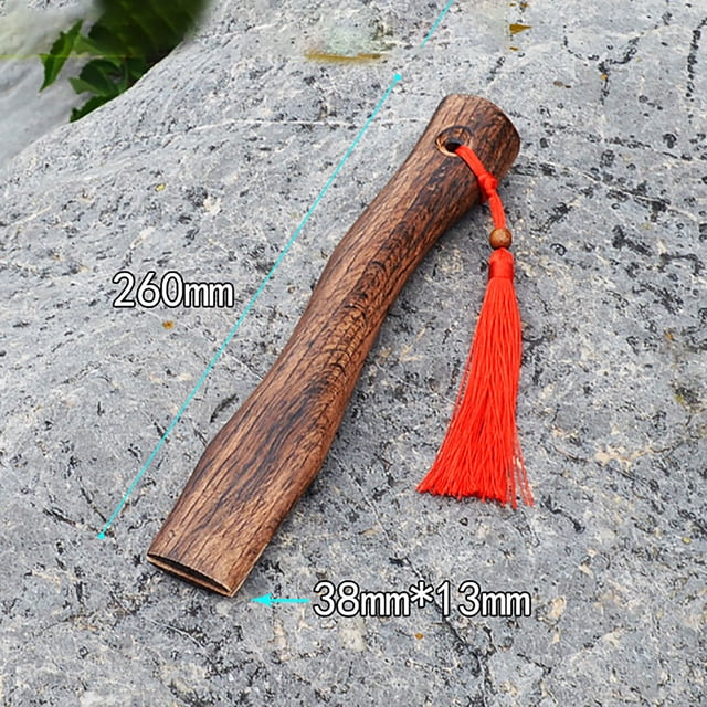 EGNMCR Poignée de Hache en Bois Poignée de Hache de Rechange Poignée de Hache Corde Rouge Porte-Bonheur Poignée de Hache Poignée de Hache