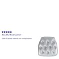 thumbnail image 2 of Hard Silver Tufted Vinyl Chiavari Chair Cushion, 2 of 4