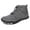 Grey, variant on YOURDIARY Mens Barefoot Snow Boots Waterproof Winter Shoes with Faux Fur Lining Wide Toe Box Zero Drop Ankle-High Boots