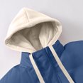 thumbnail image 4 of Styesk Jackets for Men Zipper Up Warm Jackets Outdoor Plus Size Work Coats Hooded Color Block Puffer Jacket Casual Comfy Wind Breaker Jackets with Pockets, 4 of 8