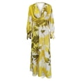 thumbnail image 3 of JIRNDf Robes de Printemps pour Femmes 2025 Mode Tendance Confortables Taille Haute Tempérament Imprimées Col en V Robes d'Été pour Femmes Robe Bohème B L, 3 of 4