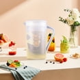 thumbnail image 4 of 2.5L Plastic Pitcher with Filter and Measurement Markings | Cold Beverage Dispenser for Coffee Tea Shops | Food Grade Commercial Drink Jug for Milk Tea Iced Coffee and Restaurant Use, 4 of 5