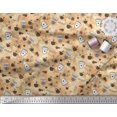 thumbnail image 2 of Soimoi Velvet Fabric Hot Coffee Beverages Printed Fabric 1 Yard 58 Inch Wide, 2 of 3