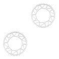 thumbnail image 4 of Ruiboury Lightweight And Easy To Install - Smooth Operation Chain Ring For Bicycles Bicycles Crank Bike Chain 50T silver 2Set, 4 of 6