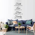 thumbnail image 2 of CEHVOM Home Living Room English Sticker Home Office Classroom Decoration Gift Clearance, 2 of 7