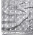 thumbnail image 1 of Soimoi Silk Fabric Stripe Block Print Fabric by The Yard 42 Inch Wide, 1 of 3