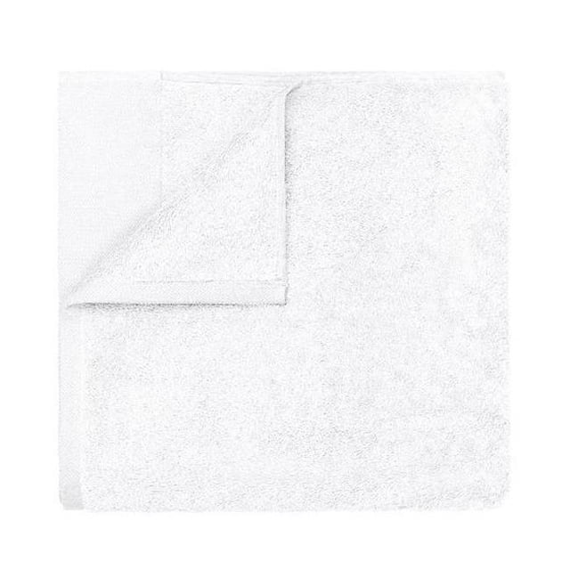 Blomus 66296 12 x 20 Po Riva Serviette de Bain en Éponge Biologique, Blanc - Ensemble de 2