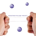 thumbnail image 4 of Unique Bargains Rubber Band, Rubber Elastic Band with Clips for Home Office White 600Pcs, 4 of 5