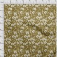 thumbnail image 3 of oneOone Polyester Lycra Brown Fabric Florals Craft Projects Decor Fabric Printed By The Yard 56 Inch Wide, 3 of 4