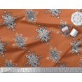 thumbnail image 2 of Soimoi Poly Georgette Fabric Floral Block Print Fabric by The Yard 52 Inch Wide, 2 of 3